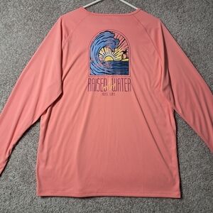 Reel Life Women's XXL Coral Long Sleeve Top